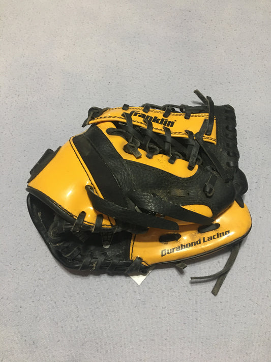 franklin yellow/black glove 9 1/2