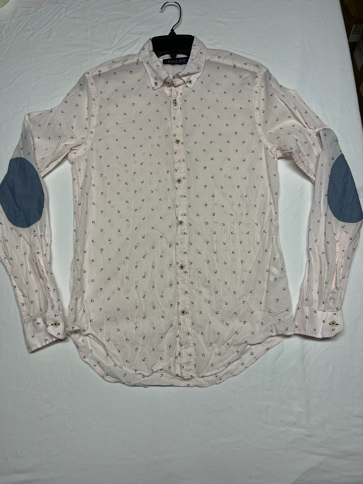 Zara Man slim fit ls button down - size Teen/Men - S (29-31)