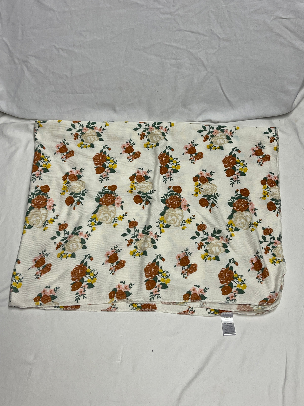 Modern Baby floral blanket