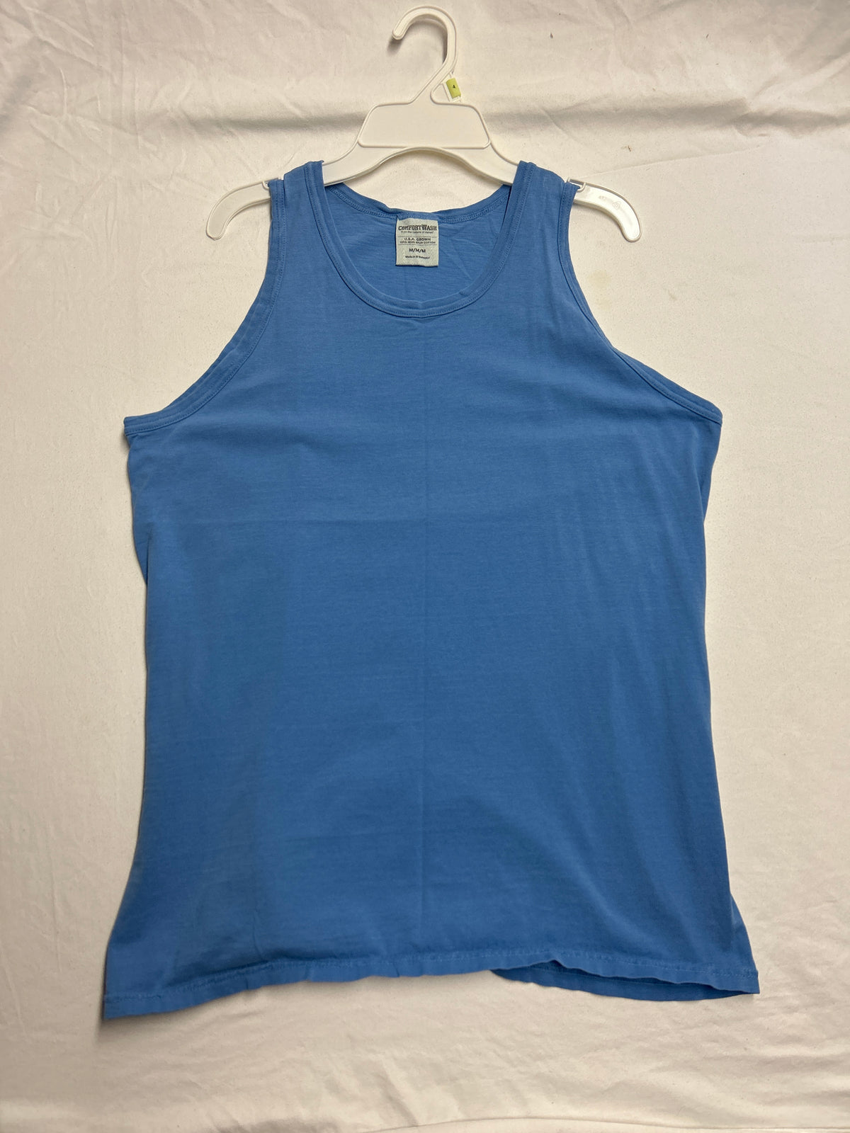Comfort Wash blue tank top - size Teen/Men - M (32-34)