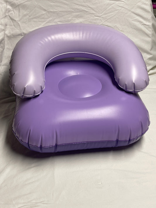 Small purple inflatable chair