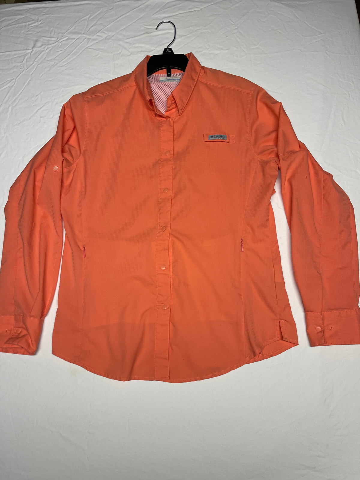 Columbia breathable ls coral - size Women - M (8/10)