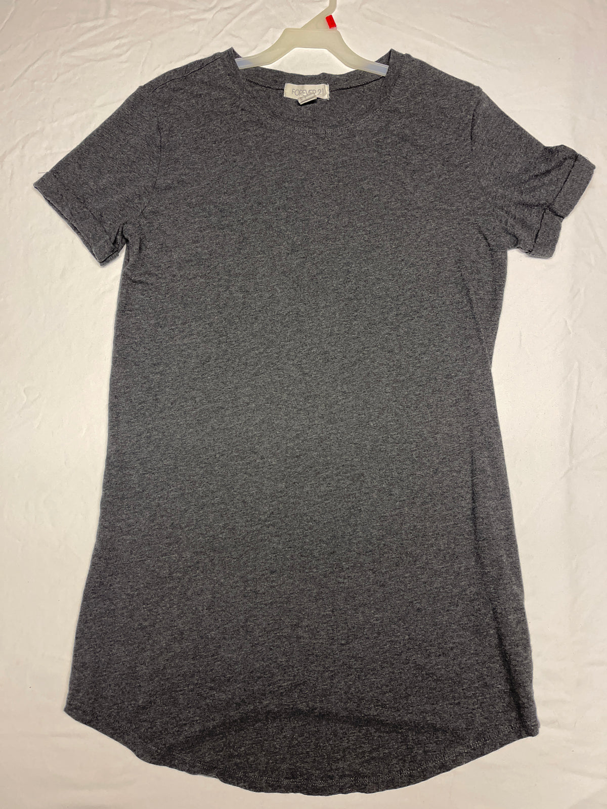 Forever 21 grey dress cuffed sleeve - size Junior - S (3/5)