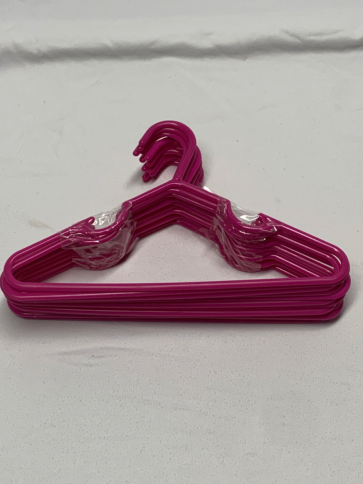set of 12 dark pink hangers