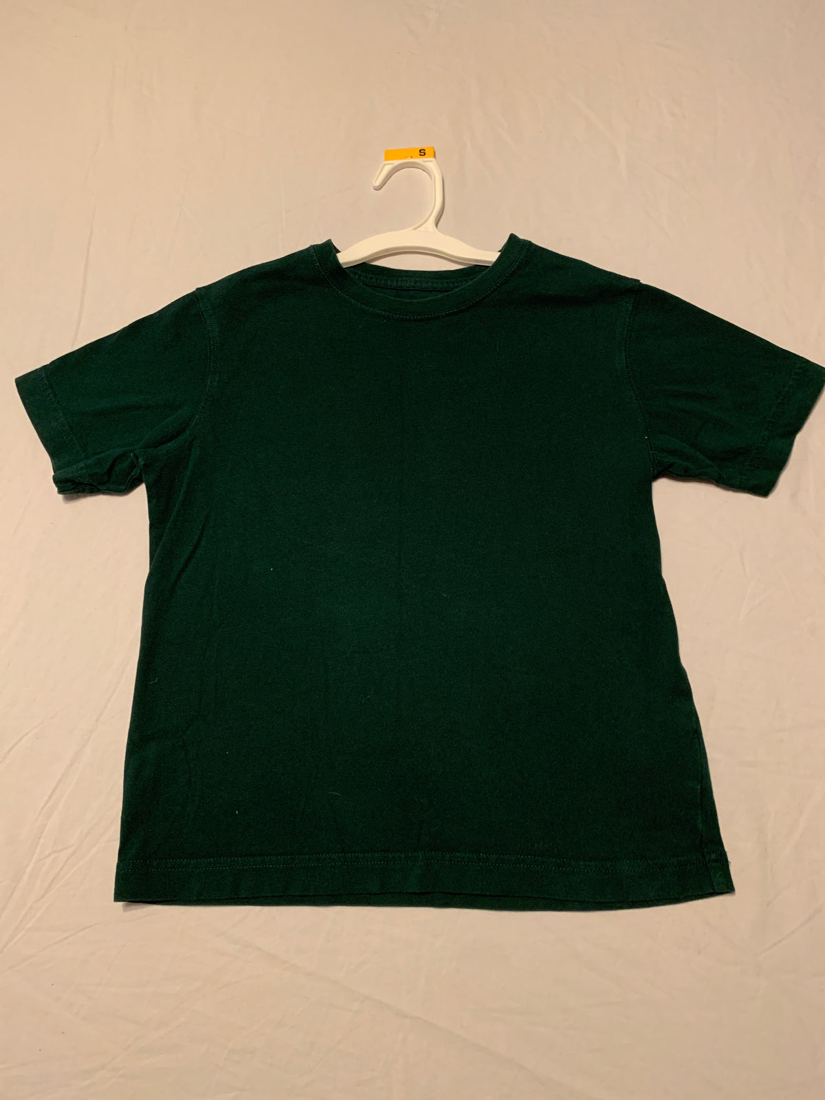 Land's End ss green tee - size Youth - 6 (S)