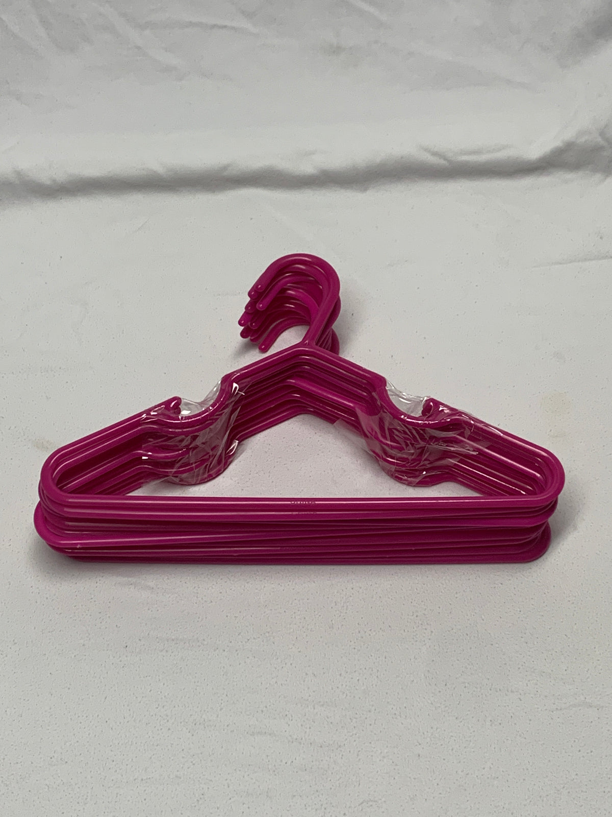 set of 12 dark pink hangers