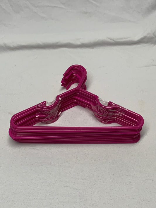 set of 12 dark pink hangers