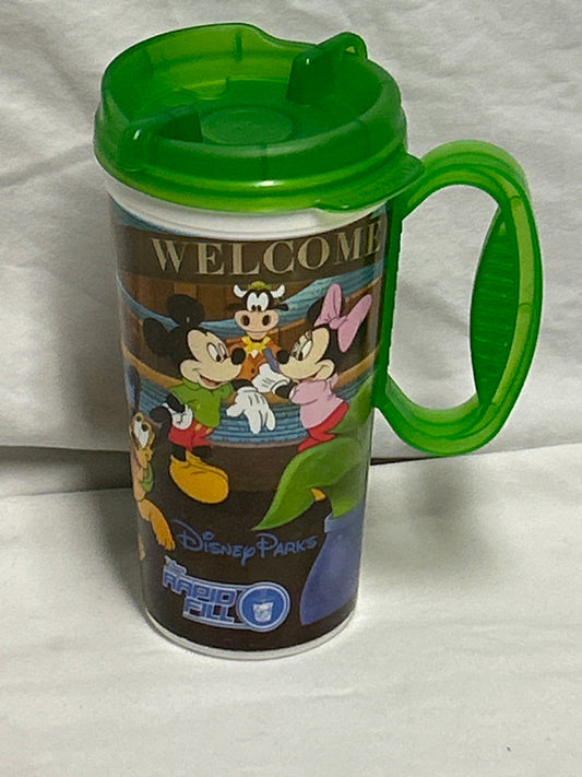 Disney Parks green mug