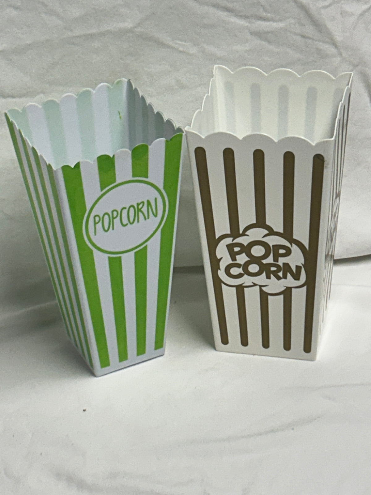 2 popcorn boxes