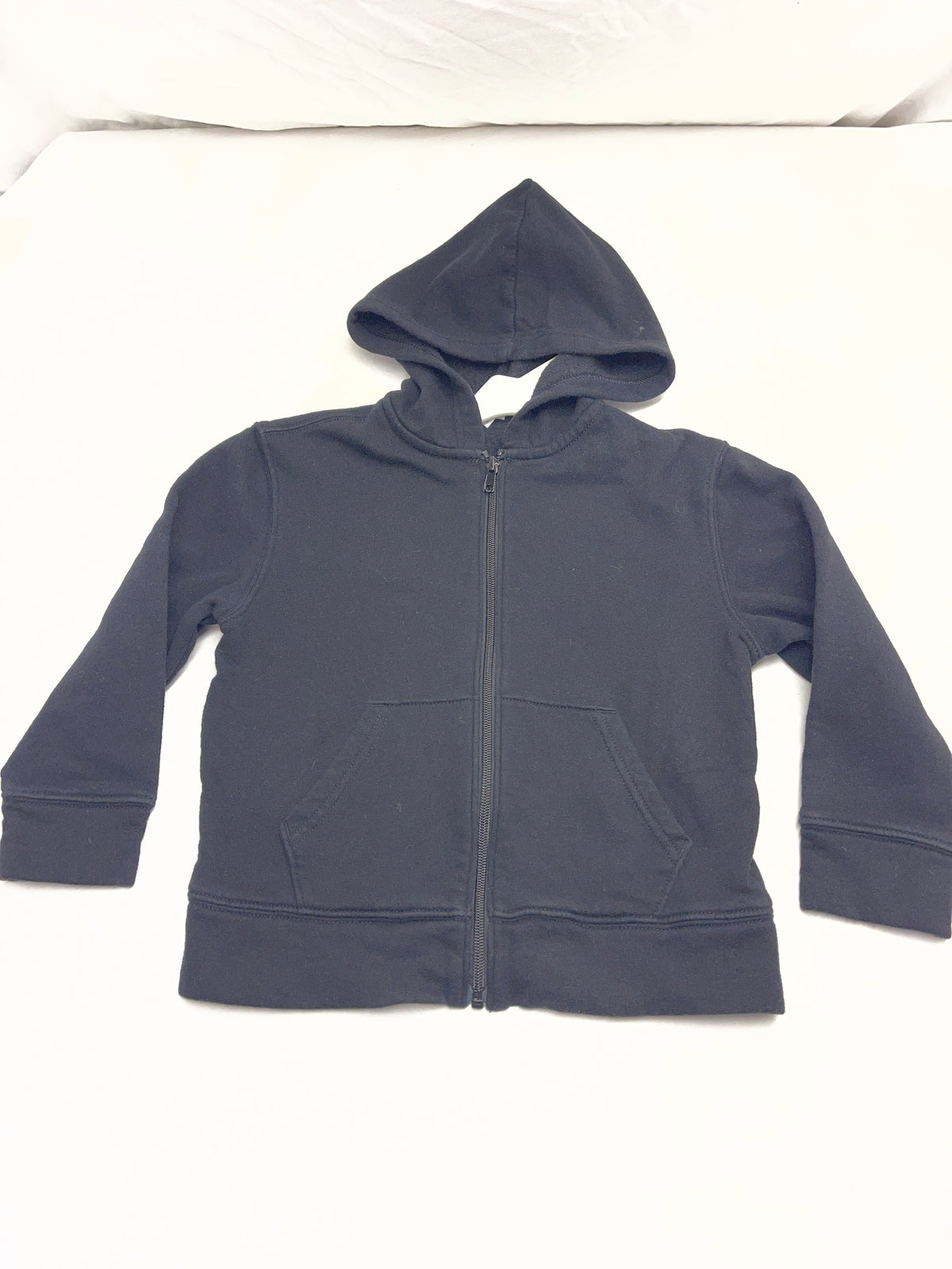 Old Navy black zip up hooded sweatshirt - size Youth - 6 (S)