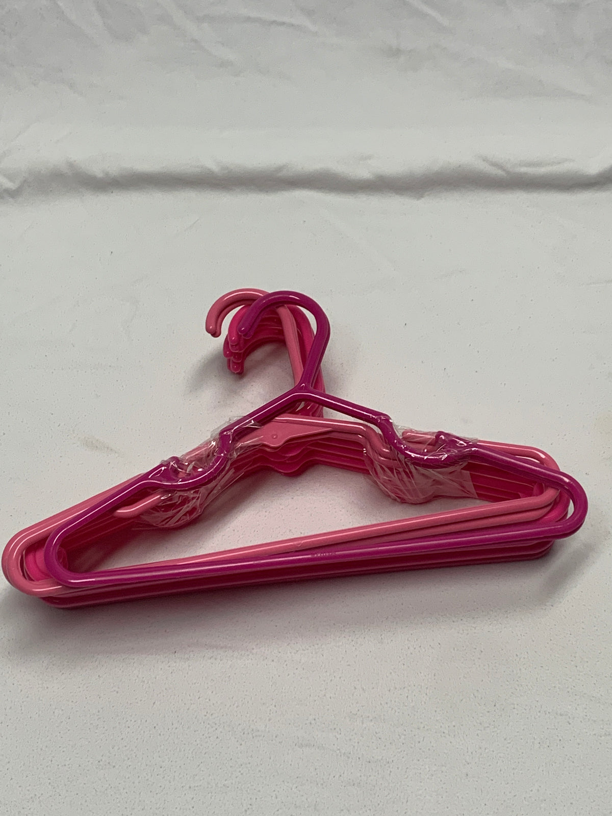 set of 12 dark pink hangers