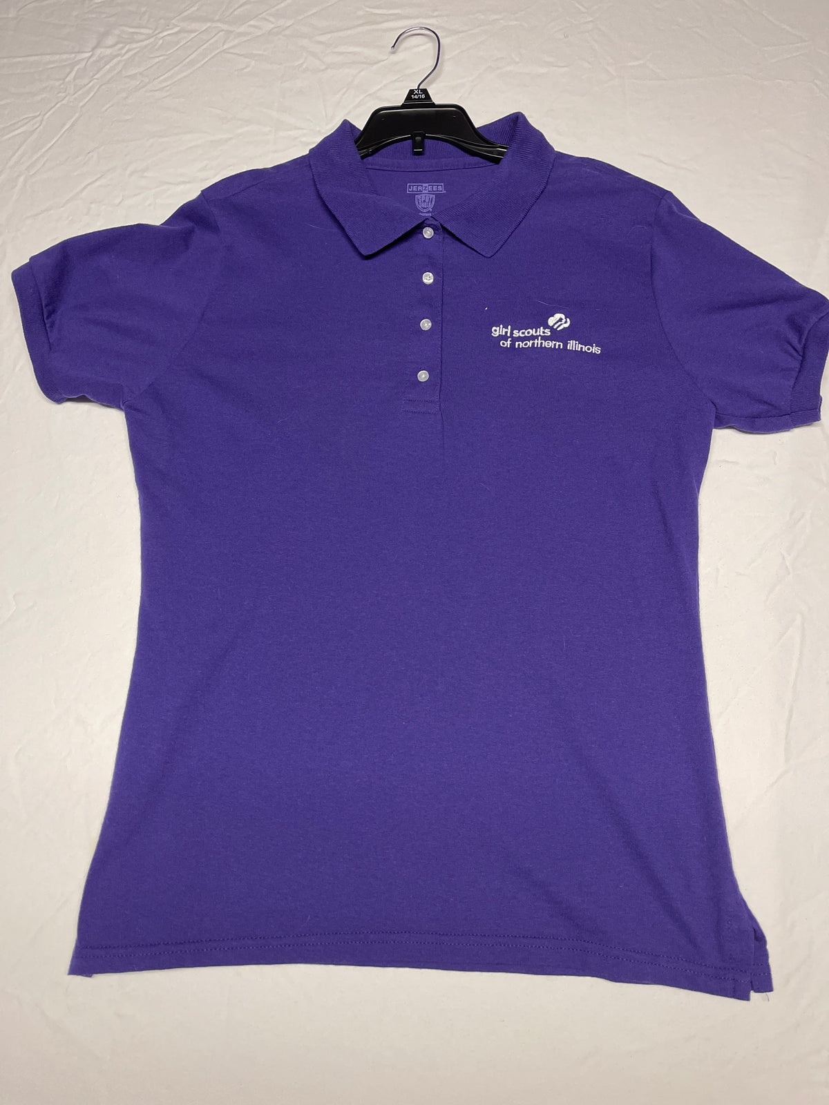 Girl Scouts of Northern Illinois purple polo - size Women - L (12/14)