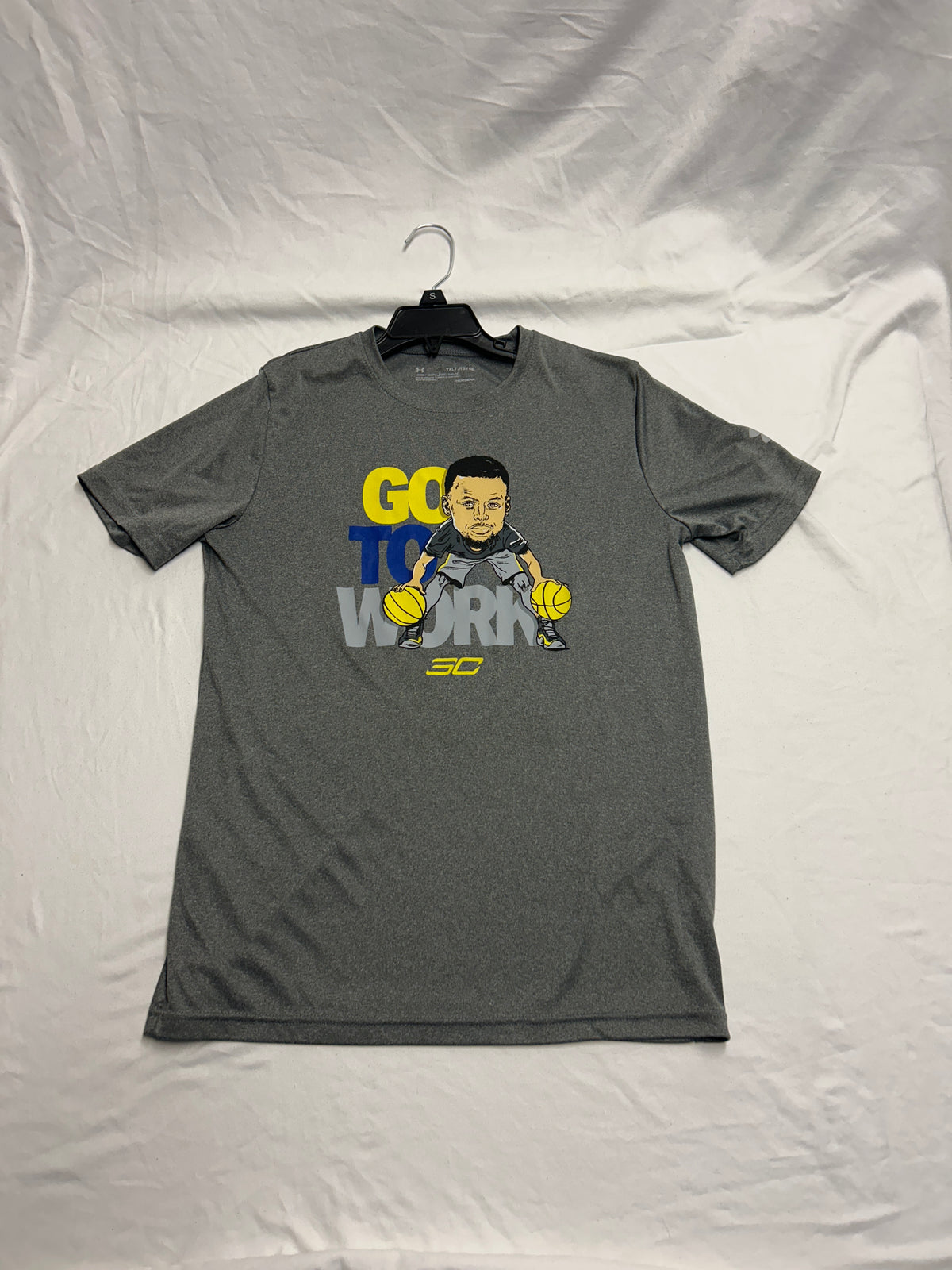 Under Armour grey short sleeve tshirt - size Youth - 14 (XL)