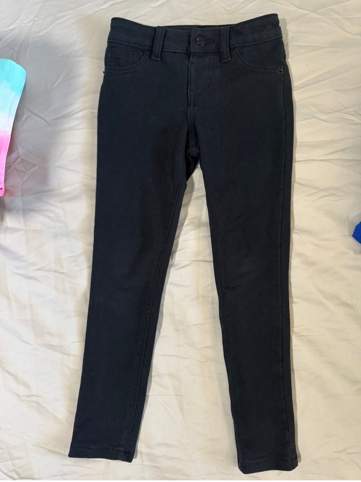 Cat&Jack black jeggings Adjustable waist - size Youth - 6 (S)
