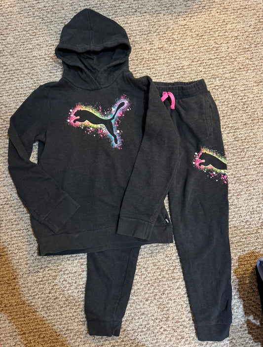 Puma 2 pc sweats - size Youth - 10 (L)