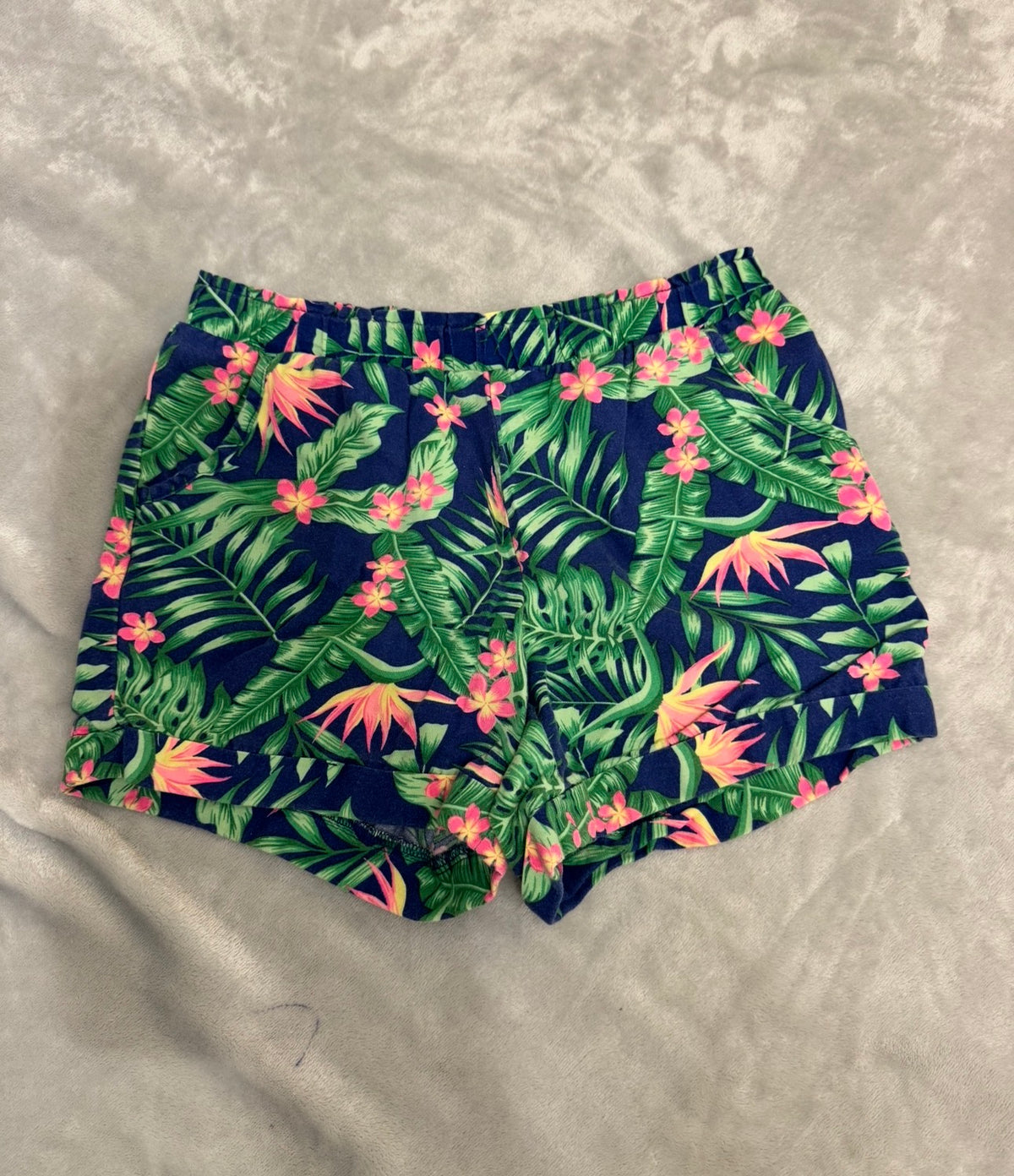 Tropical print shorts 10/12 plus - size Youth - 10 (L)