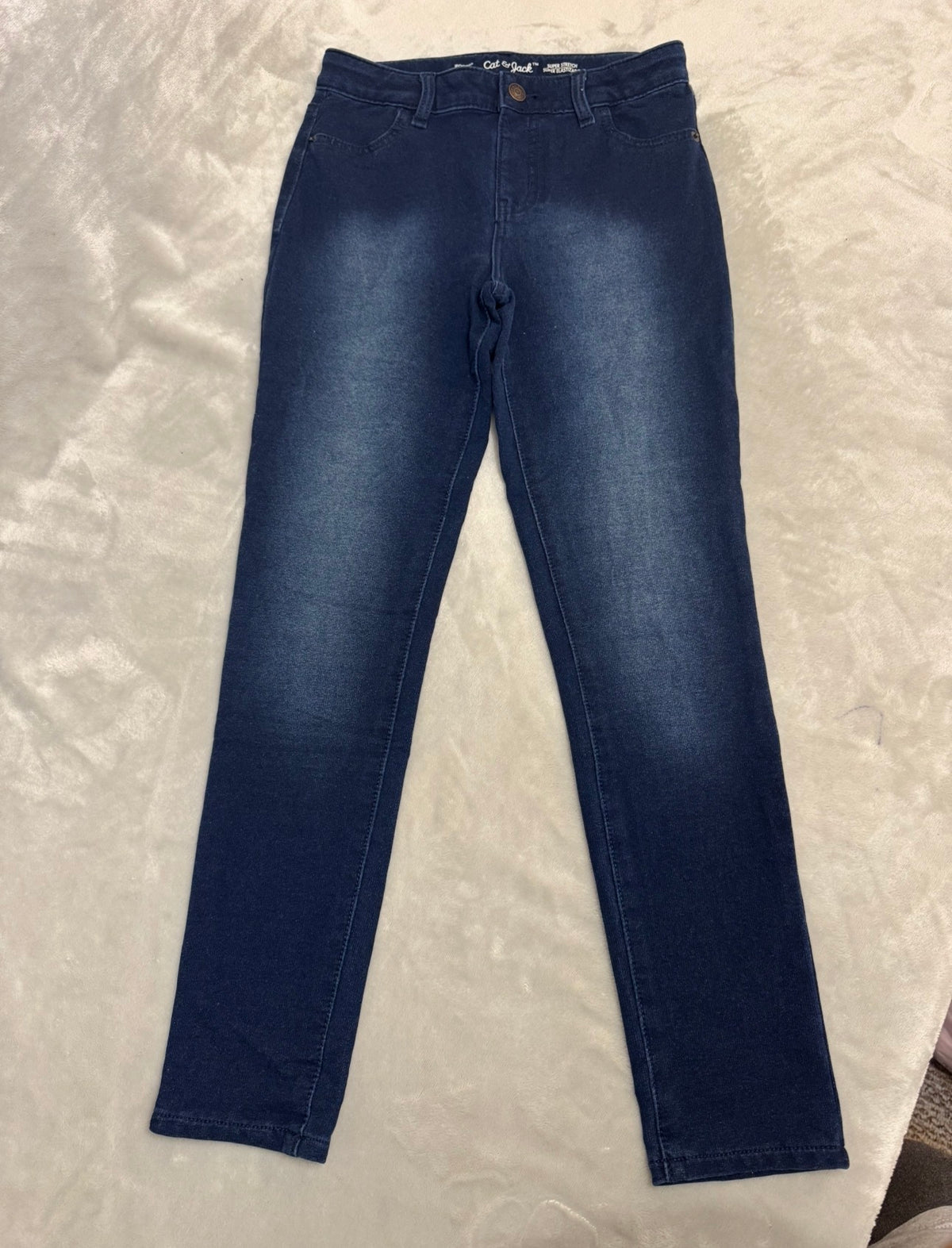 Cat & Jack dark skinny Adjustable jeans - size Youth - 10 (L)