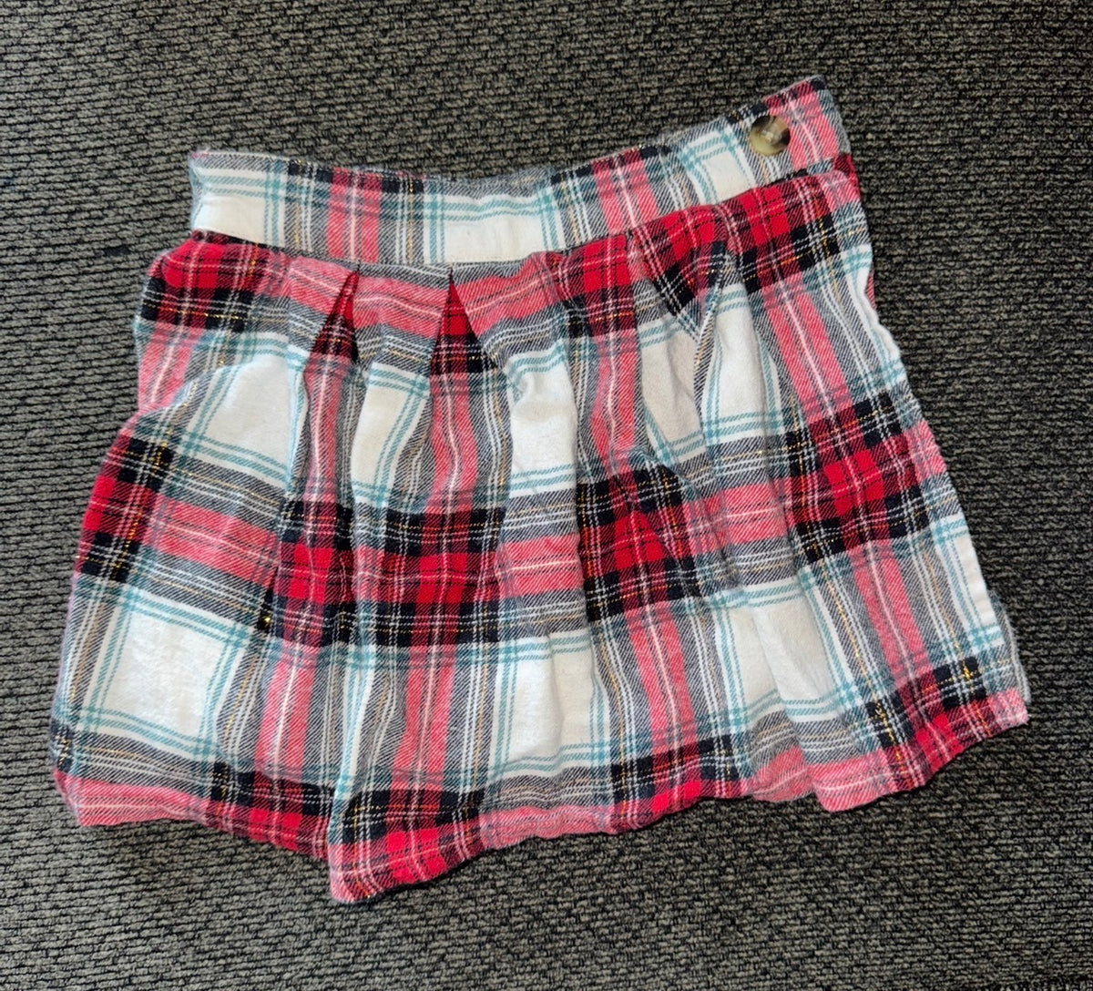 Plaid skort