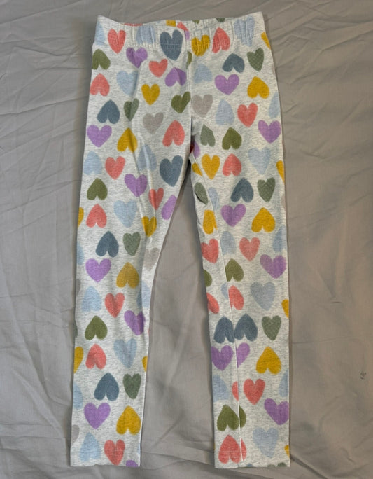 Carters heart leggings - size Youth - 7 (S)