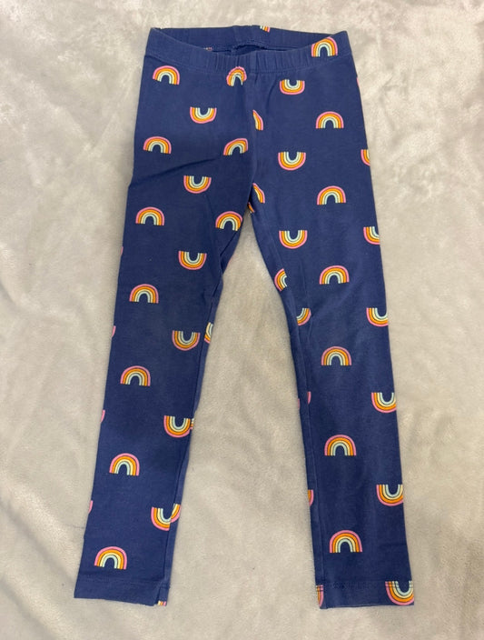 Cat & Jack rainbow navy Leggings - size Youth - 4 (XS)