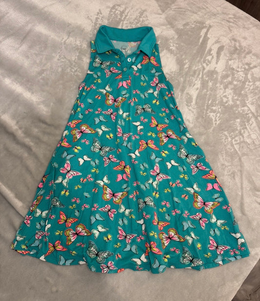 Butterfly polo dress - size Youth - 8 (M)