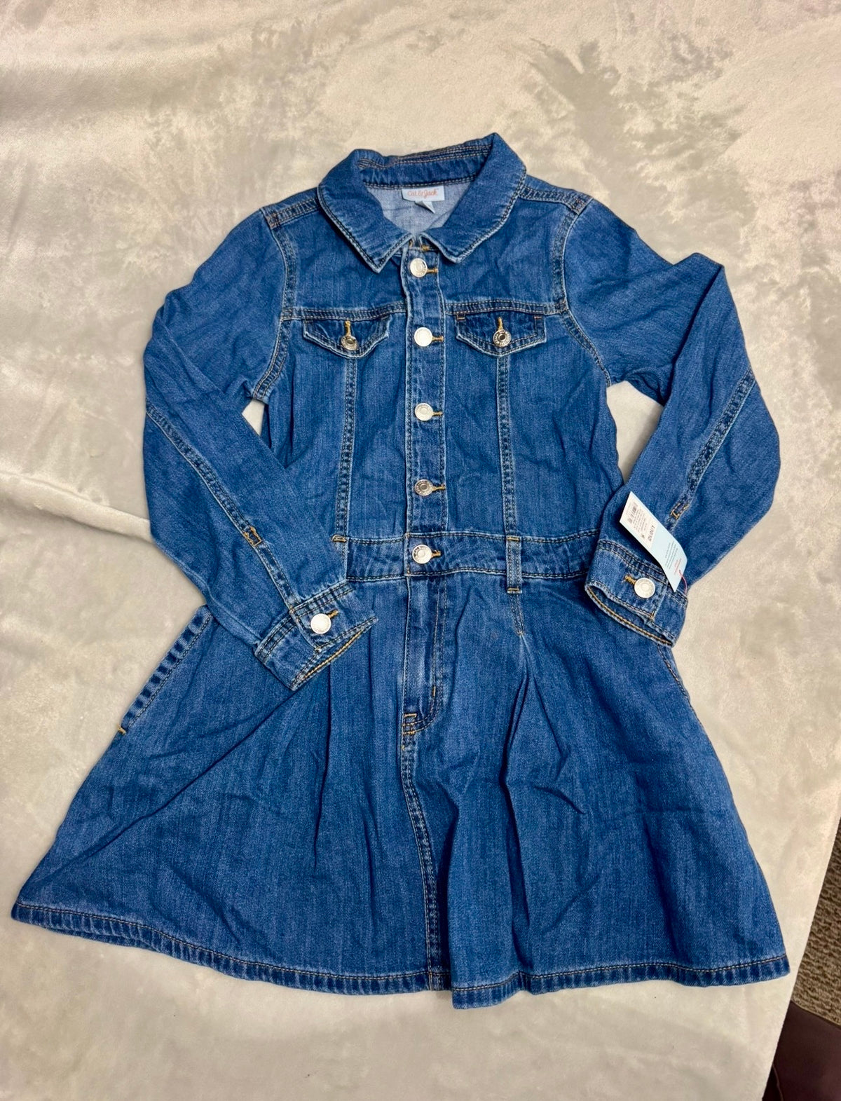 Cat & Jack denim dress BNWT - size Youth - 10 (L)
