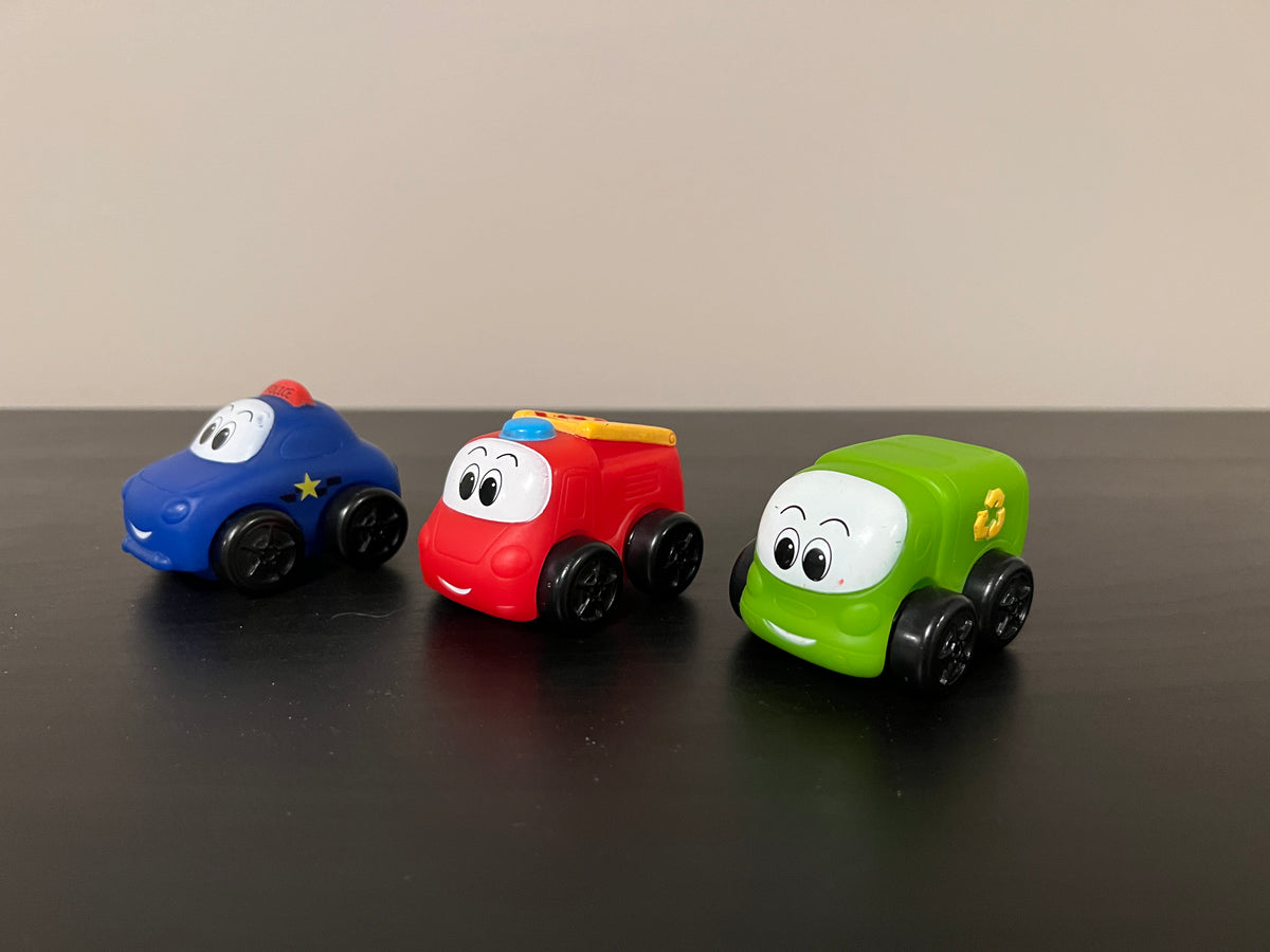 Set of 3 small trucks Great for toddlers!