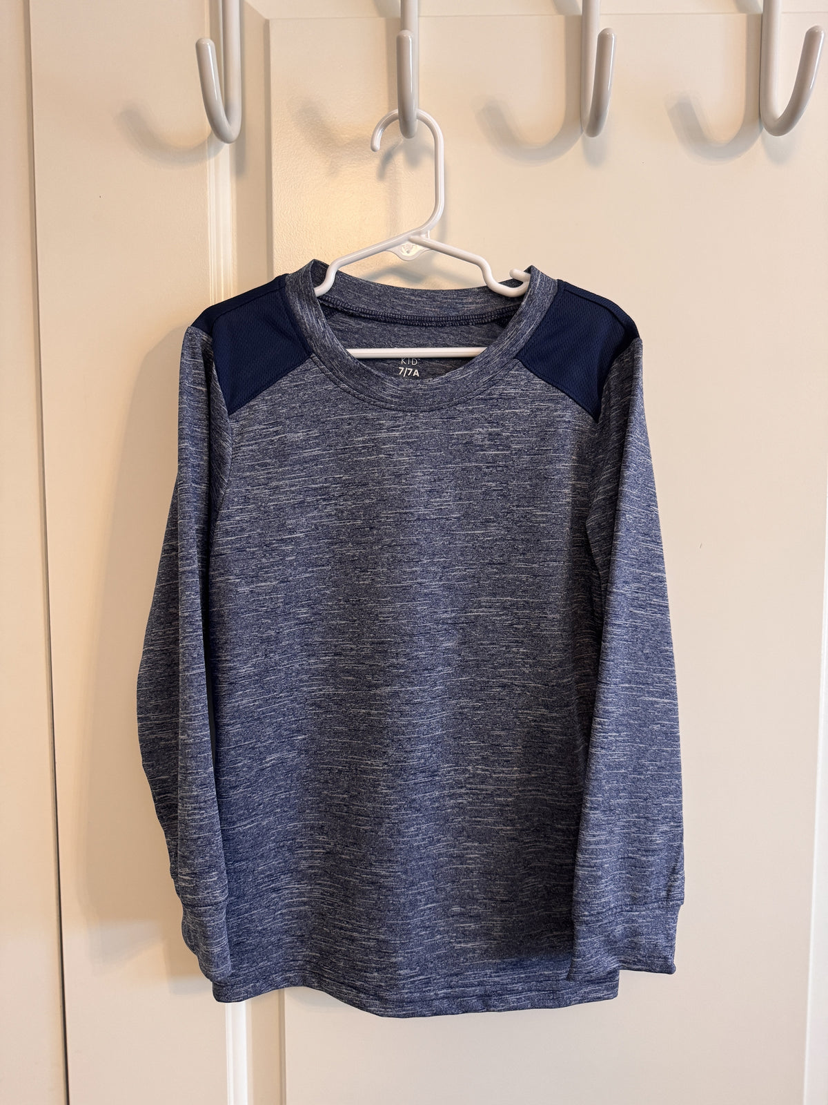 Shirt: Blue LS Carters VGUC - size Youth - 7 (S)