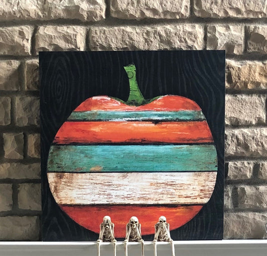 Pumpkin Artwork 30x30 square canvas