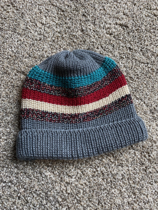 Hat: Striped Beanie NEW 2T-3T; 2 of 2