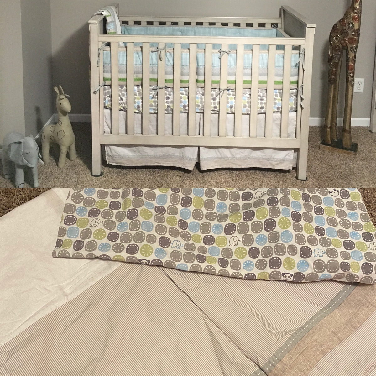 Crib Sheet & Crib Skirt Pottery Barn Kids