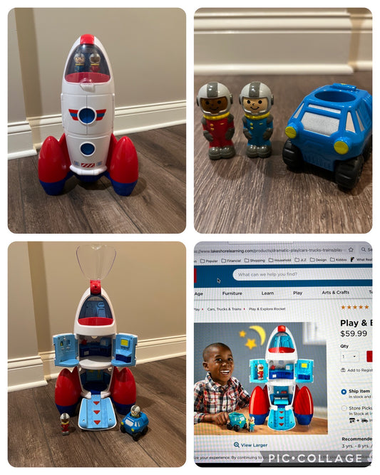 Toy: Rocket Ship Lakeshore Learning VGUC
