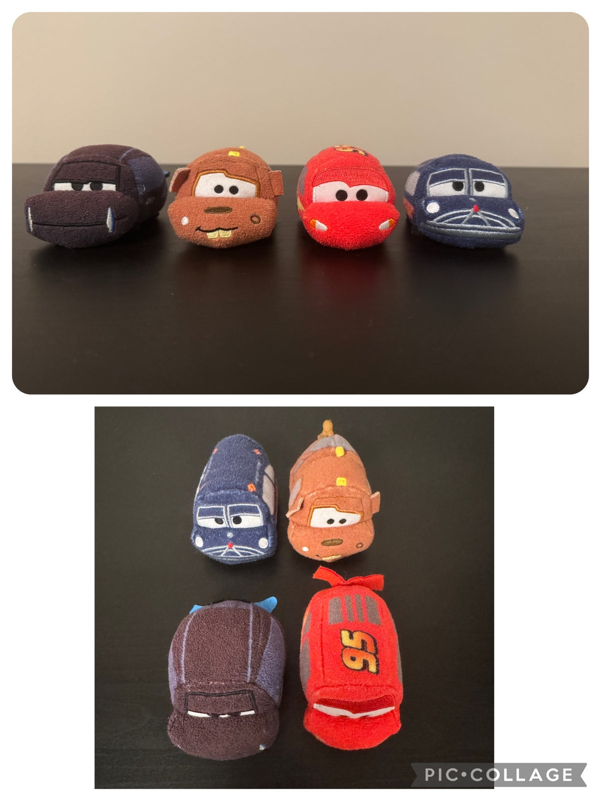 Disney Cars Tsum Tsums Set of 4, GUC
