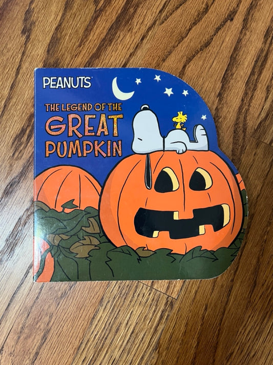 Legend of Great Pumpkin Peanuts Board Book GUC