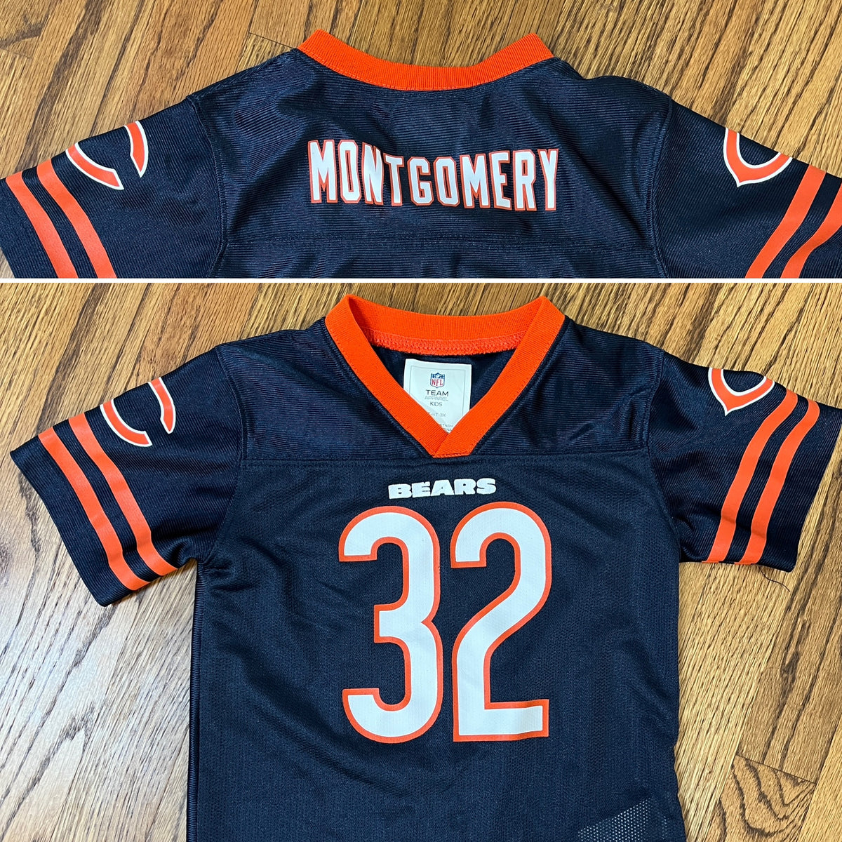 #32 Bears Jersey Montgomery GUC - size Toddler - 4T