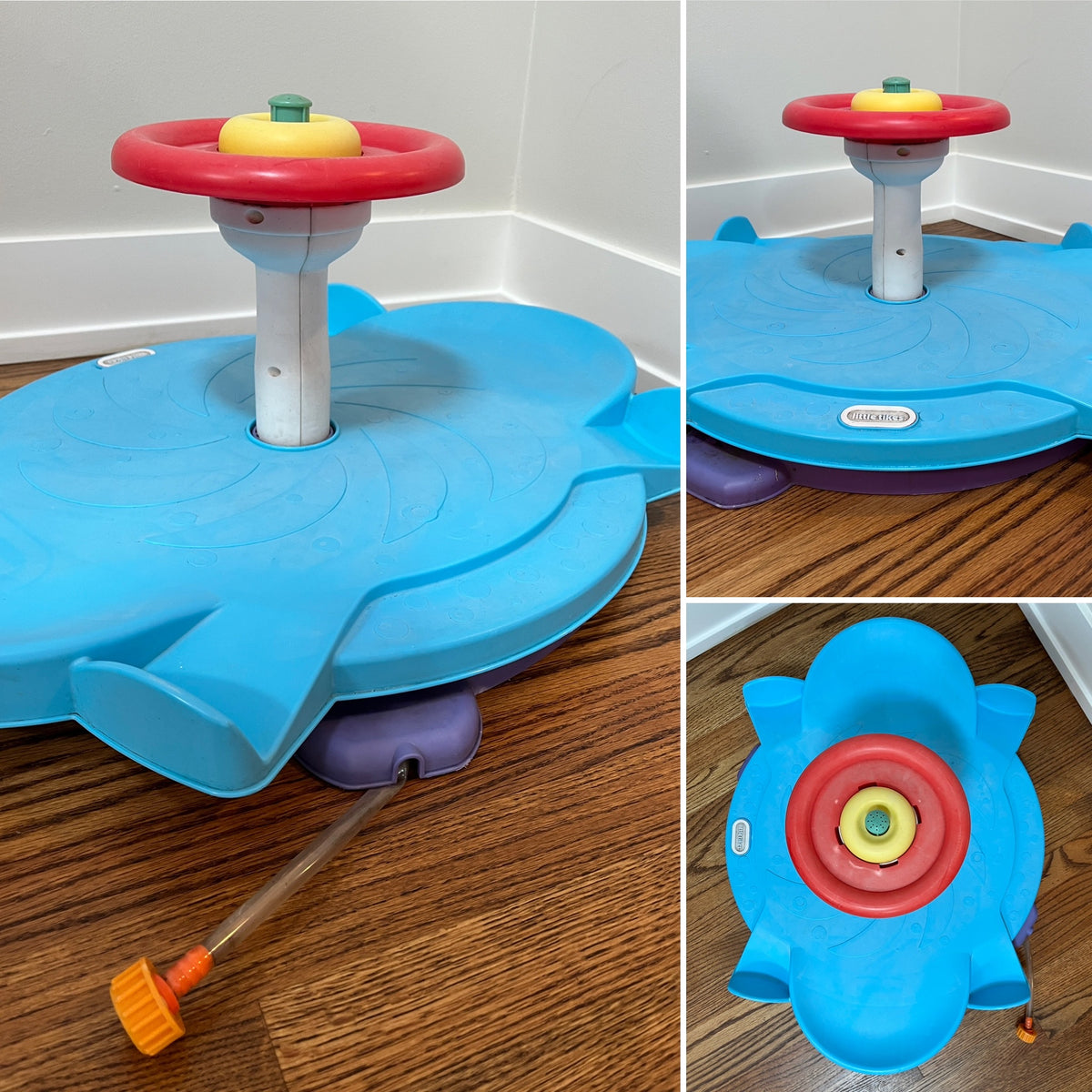 Little Tikes Sprinkler Fun Zone Dual Sit n Spin