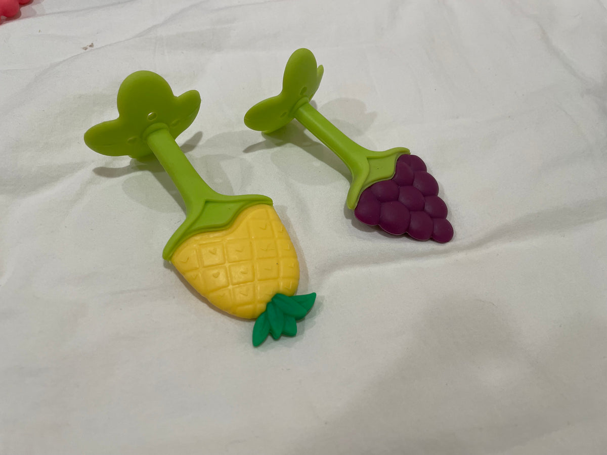 Silicone Teethers fun fruits!