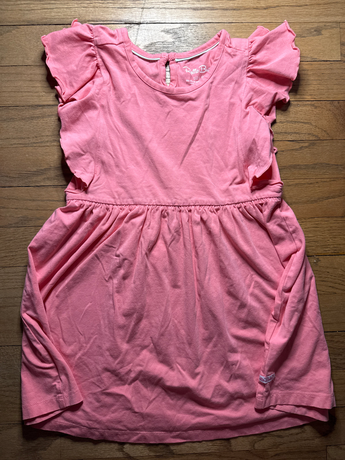 Ruffled butts flutter Sleeve dress size 6 - size Youth - 6 (S)