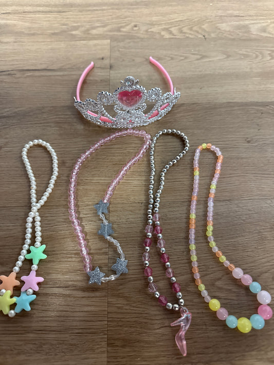 Necklaces and crown