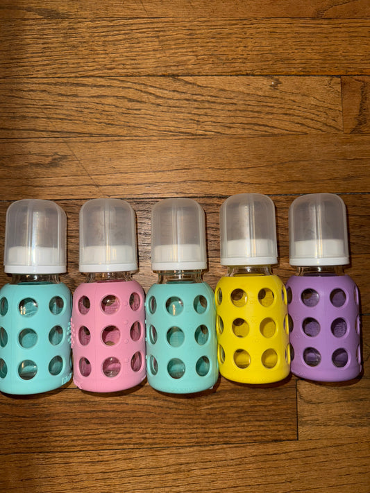 Life Factory glass Bottles like new 4oz
