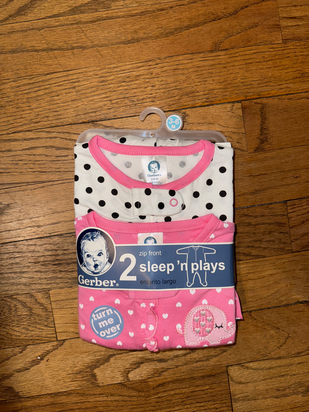 Gerber long sleeve pjs 3-6m NWT - size Month - 3-6 / 6M