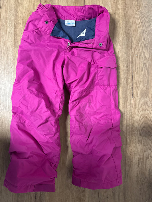 Columbia outgrown system Snowpants EUC fleece - size Youth - 6 (S)
