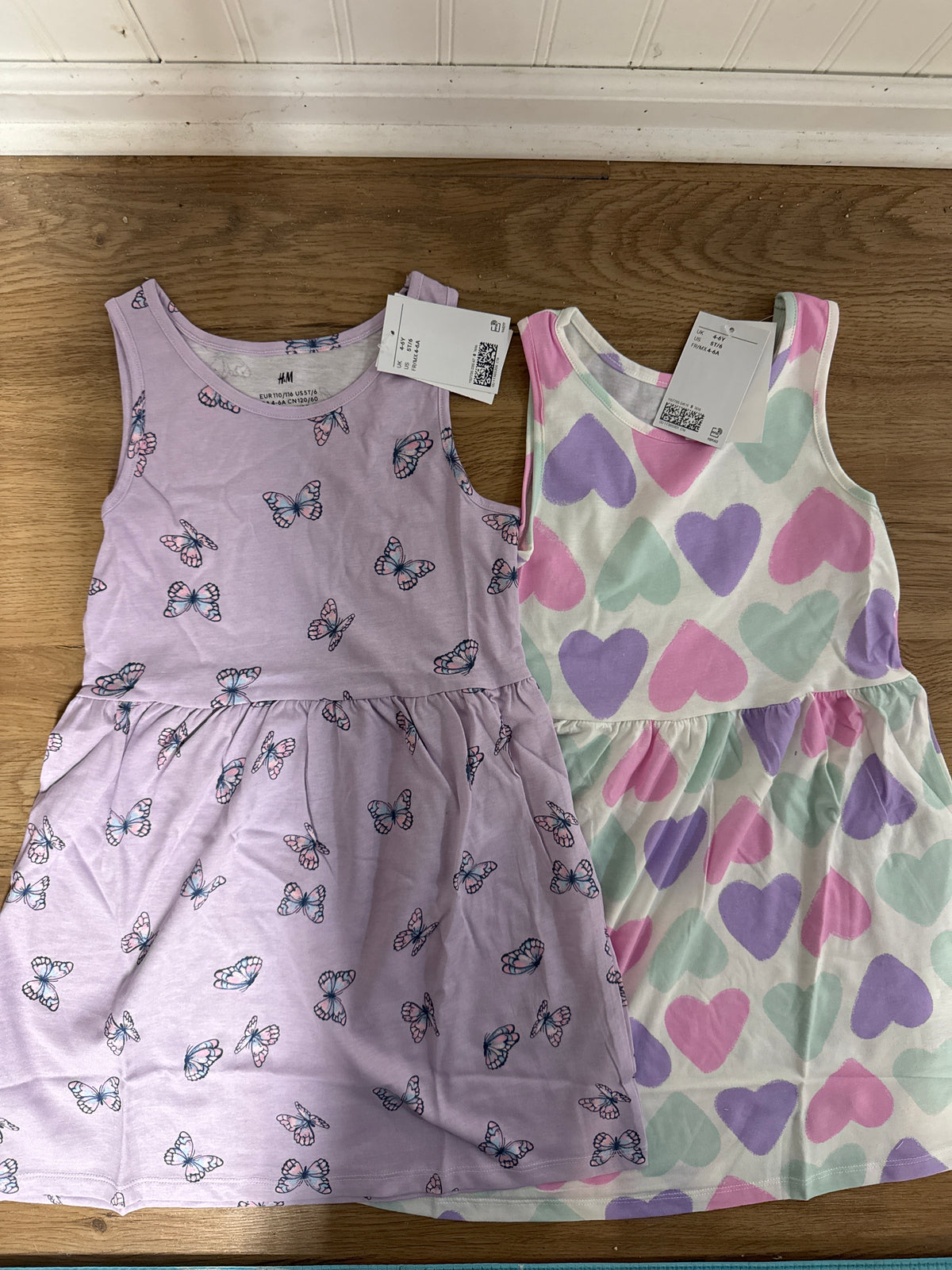 H&M sleeveless dresses NWT size 5t-6 - size Youth - 6 (S)