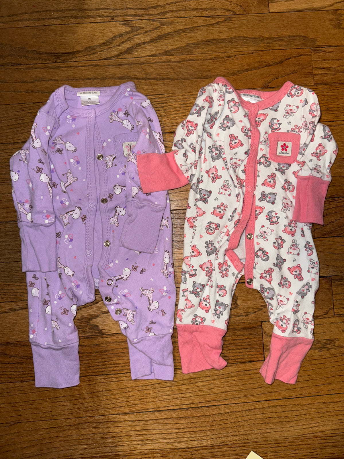 Long sleeve pjs VGUC - size Month - 0-3 / 3M