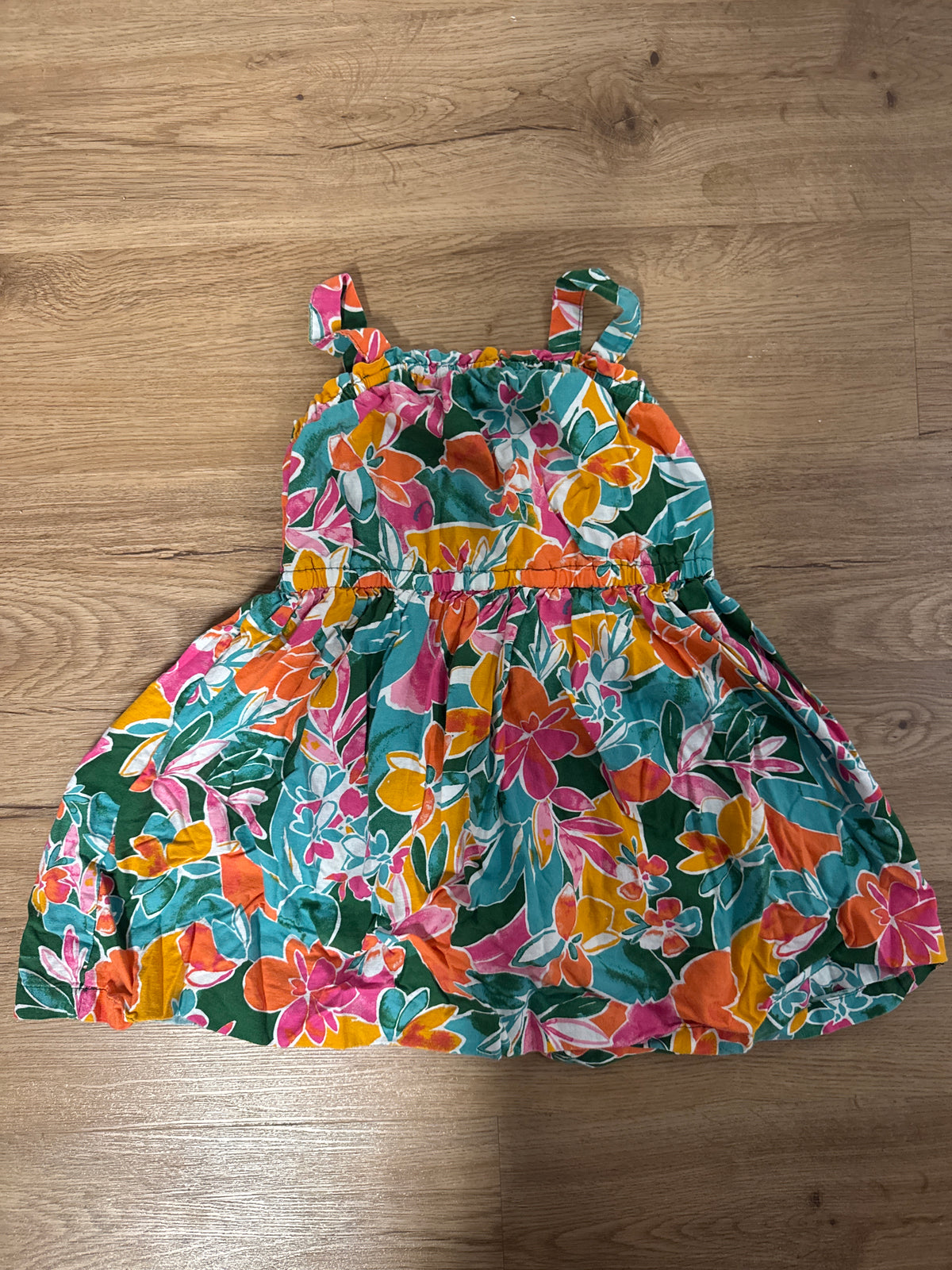 Carters floral Sleeveless dress EUC - size Youth - 6 (S)