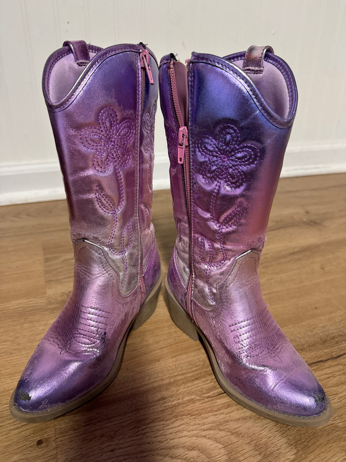 Madden girl purple Cowgirl boots - size Shoes - Kids 13