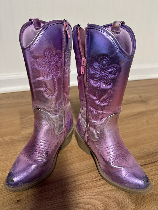 Madden girl purple Cowgirl boots - size Shoes - Kids 13