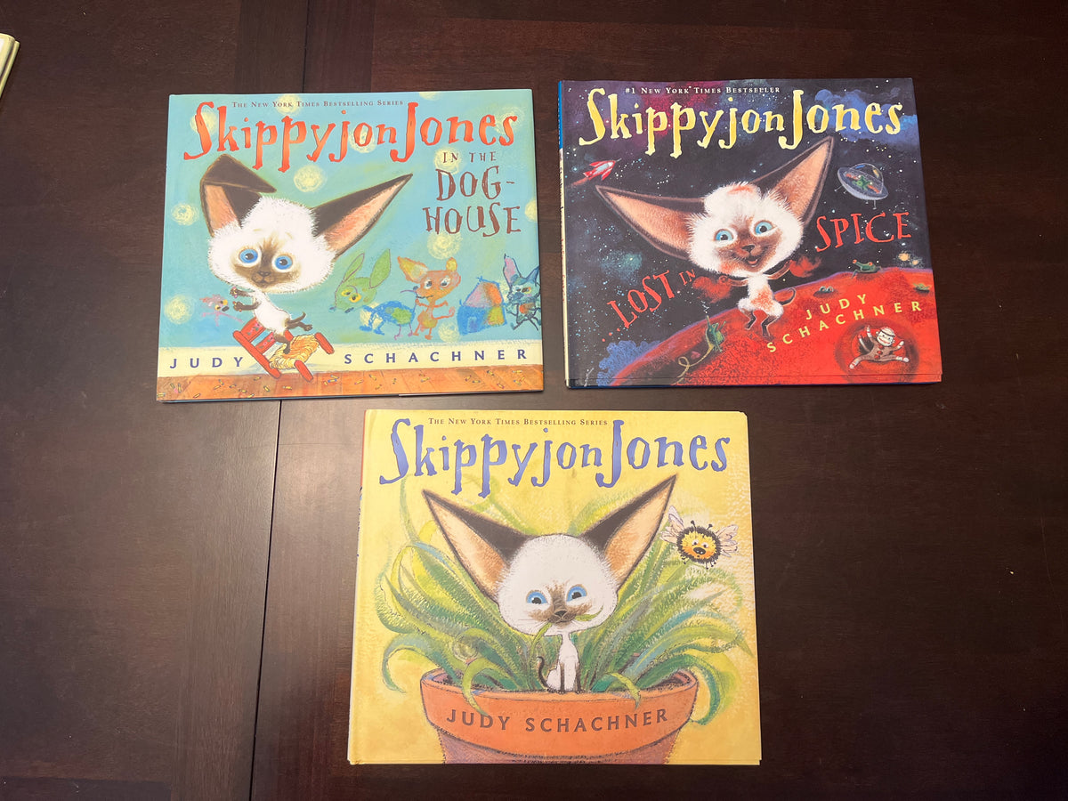 3 SkippyjonJones books