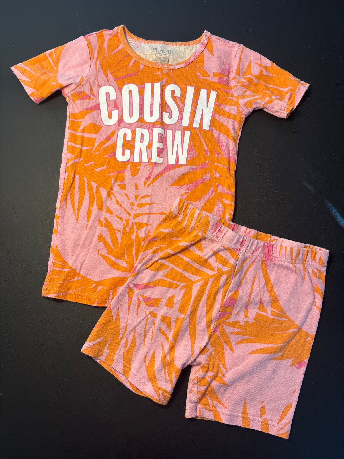 Children's place cousin crew ss pj set - size Youth - 8 (M)