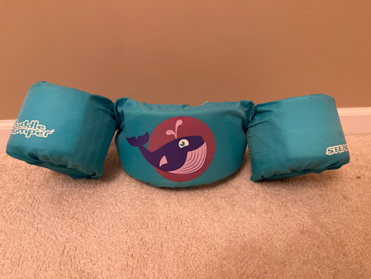 Blue whale puddle jumper 30-50 lbs
